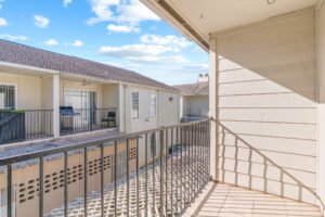 Private balconies available at all our Falls apartment for rent in houston.